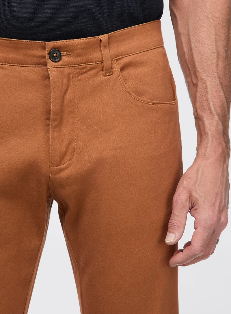 Chino avec taille élastique