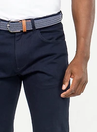 Chino avec taille élastique