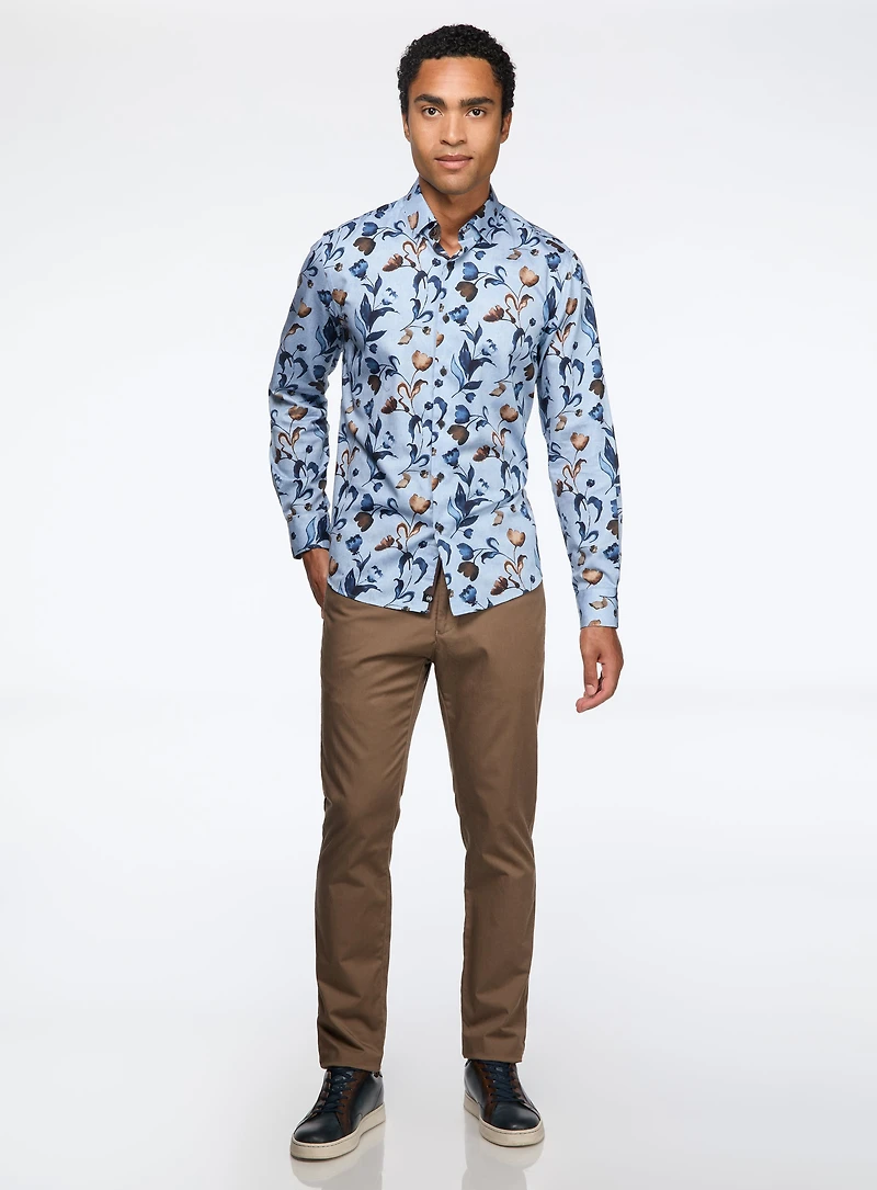 Chino à motif de micro diamants