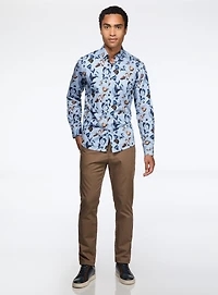 Chino à motif de micro diamants