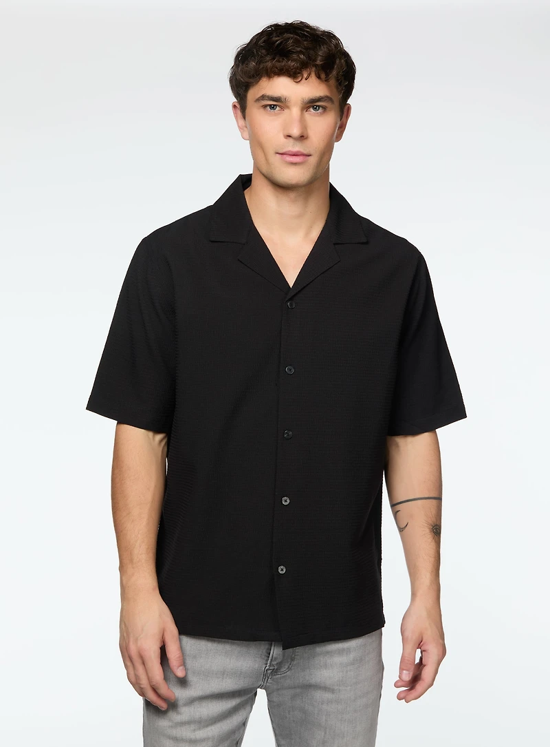 Chemise 'Dario' texturée