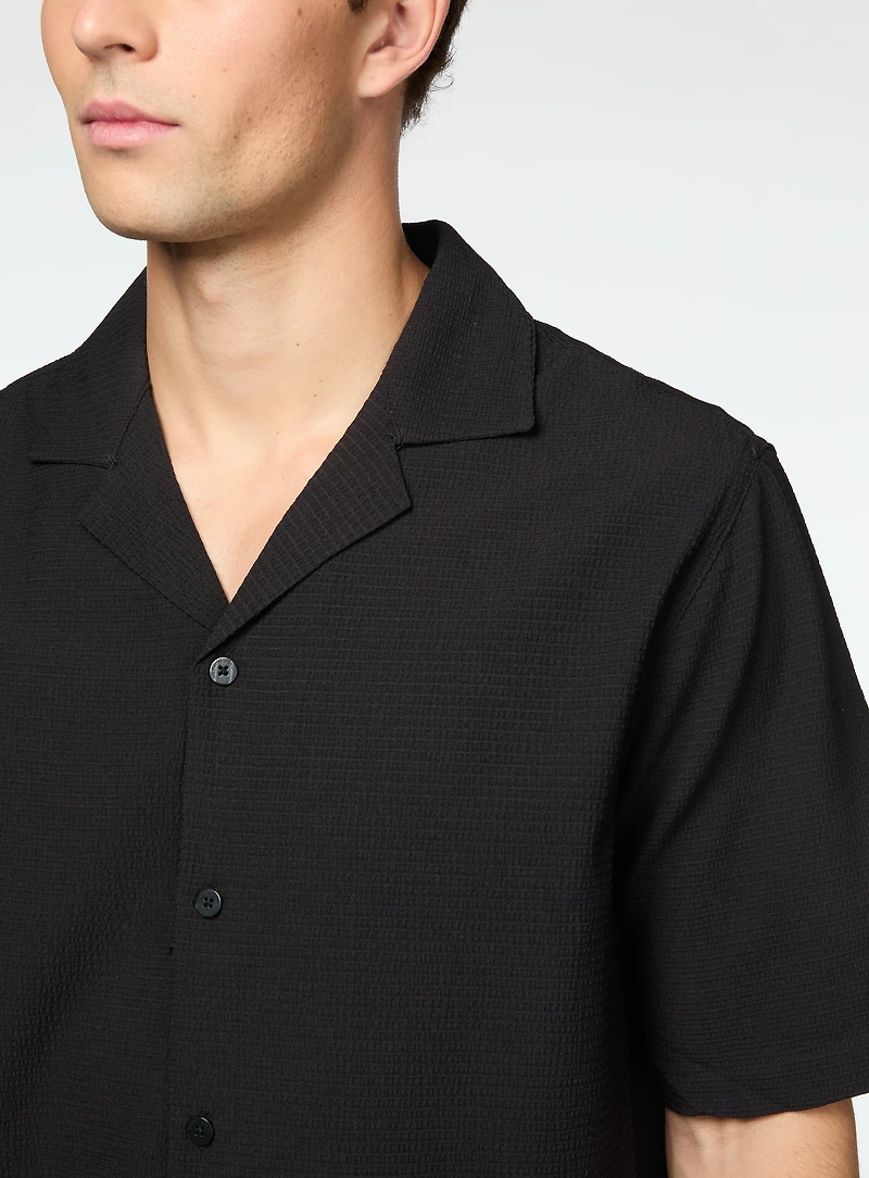 Chemise 'Dario' texturée