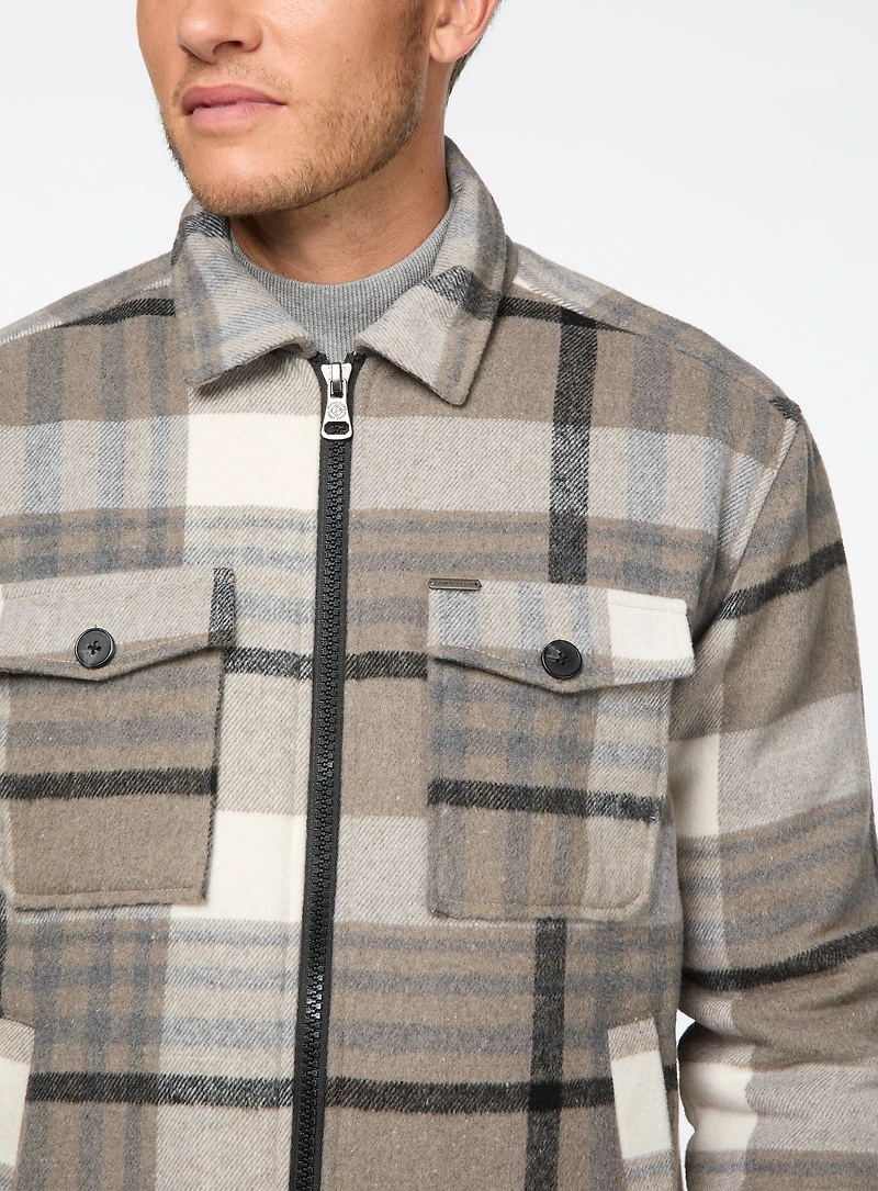 Sherpa Lined Overshirt