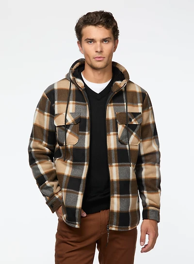 Manteau doublé en faux mouton