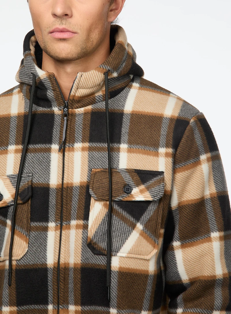 Manteau doublé en faux mouton