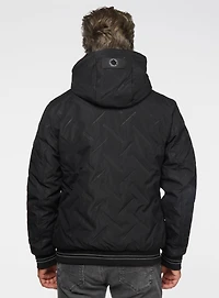 'Cortland' Quilted Bomber Jacket