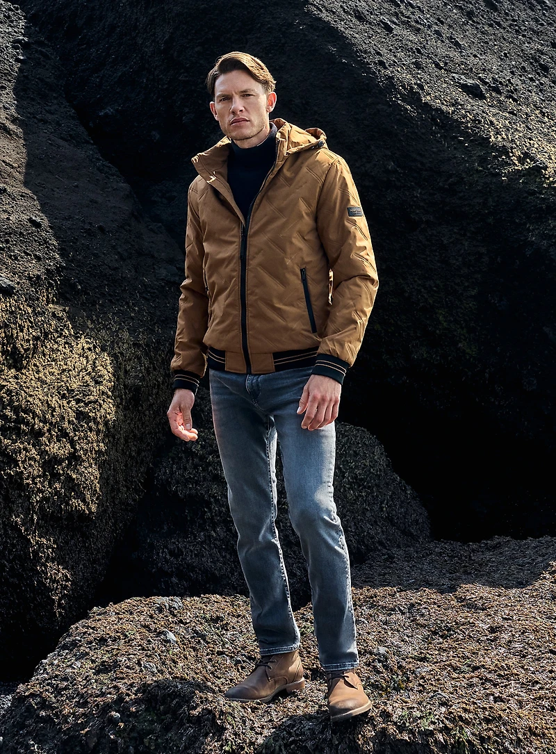 Manteau aviateur matelassé