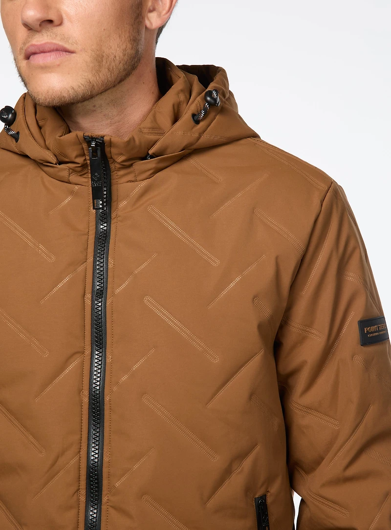Manteau aviateur matelassé