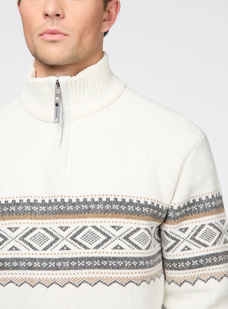 Chandail à motif diamants