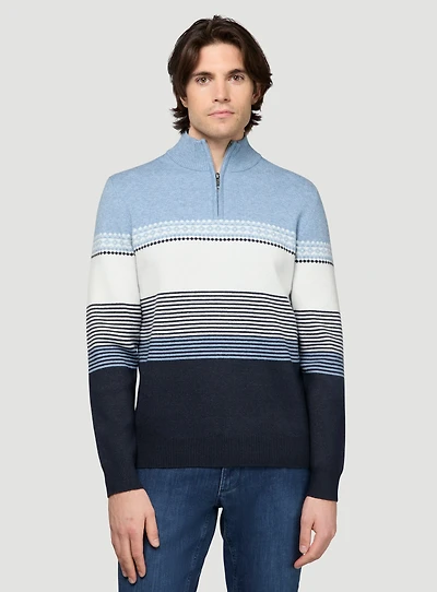 Blue Striped Sweater
