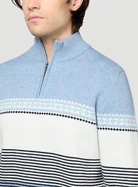 Blue Striped Sweater