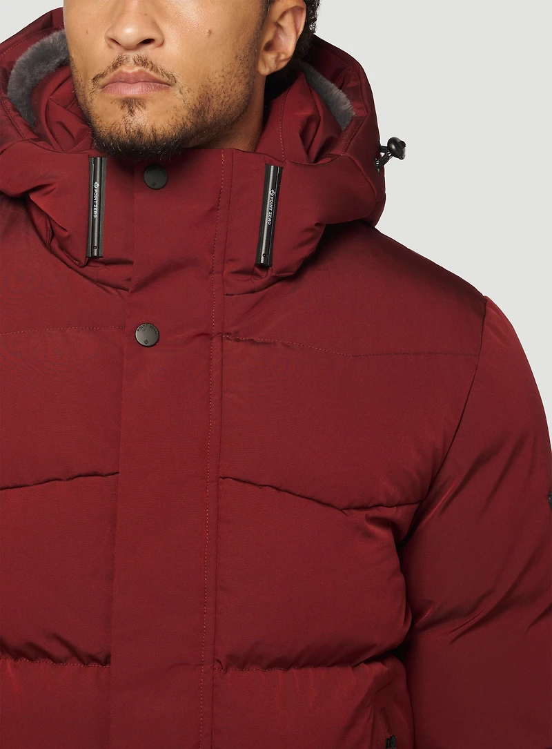 Manteau matelassé à capuchon