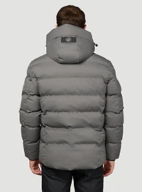 Quilted Lined Hooded Jacket