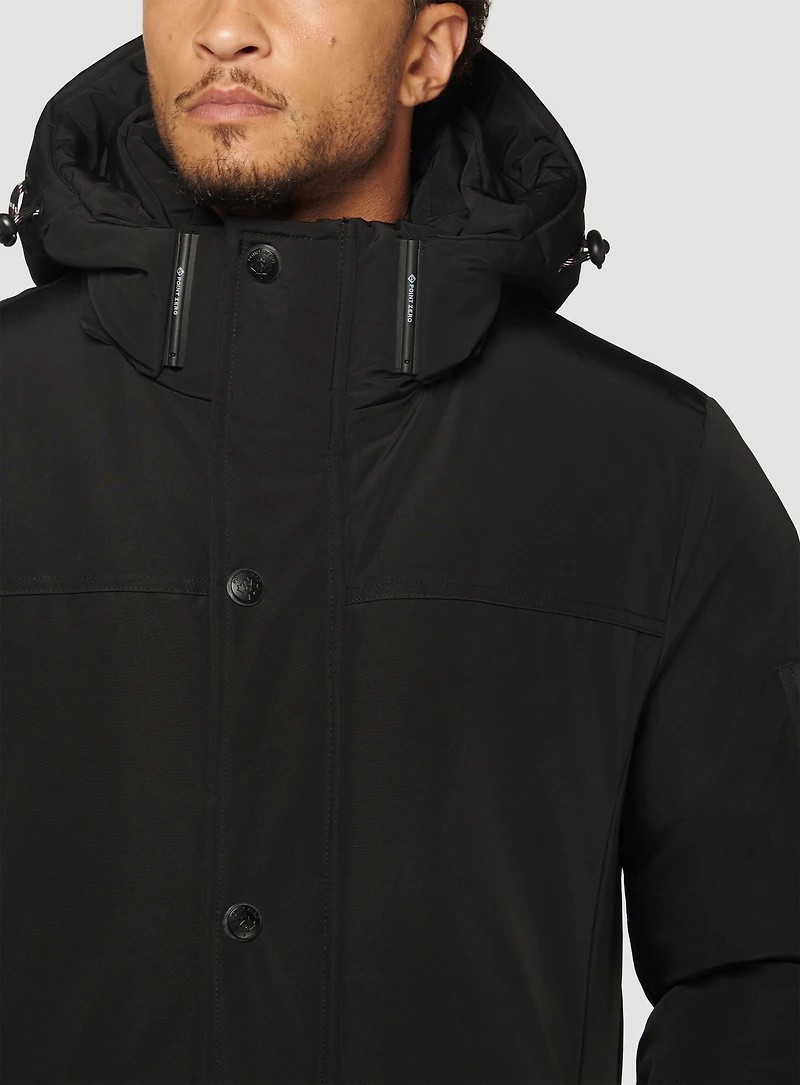 Manteau matelassé long