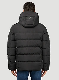 Quilted Jacket with Removable Hood