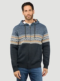 Navy Fair Isle Cardigan