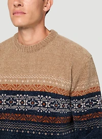Chenille Fair Isle Sweater