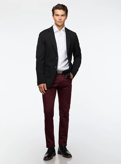 Veston en tricot noir