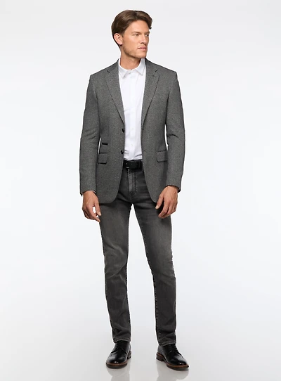 Grey Herringbone Sport Jacket