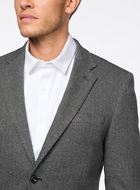Veston à chevrons gris