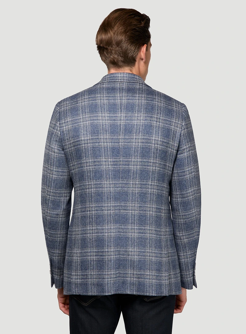 Blue Plaid Sport Jacket