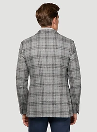 Grey Plaid Sport Jacket