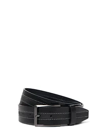 Textured Details Black Belt