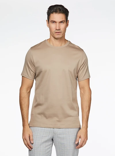 Pima Cotton Crew Neck T-Shirt