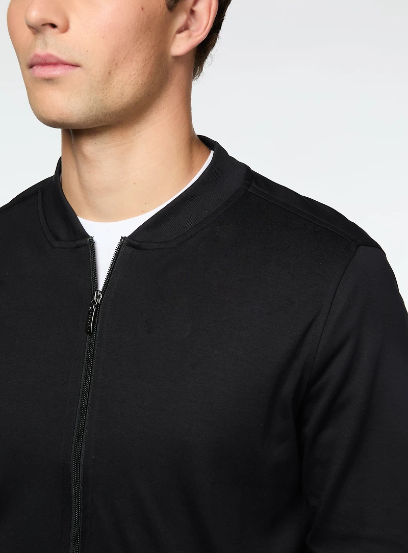 Cardigan à col baseball