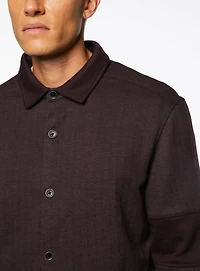Elbow Detailed 'White' Overshirt