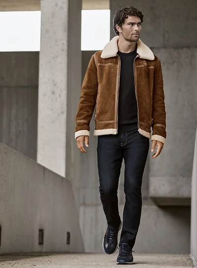 Manteau en peau de chèvre