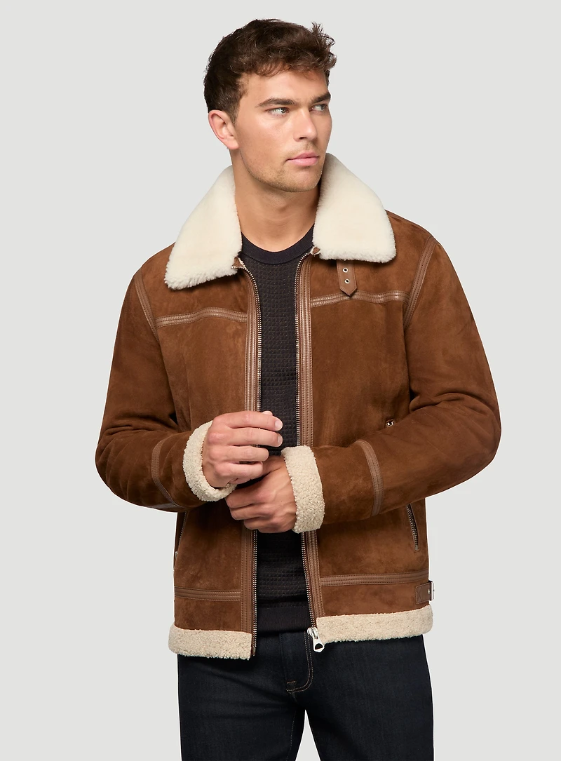 Manteau en peau de chèvre