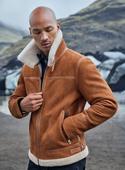 Manteau en peau de mouton
