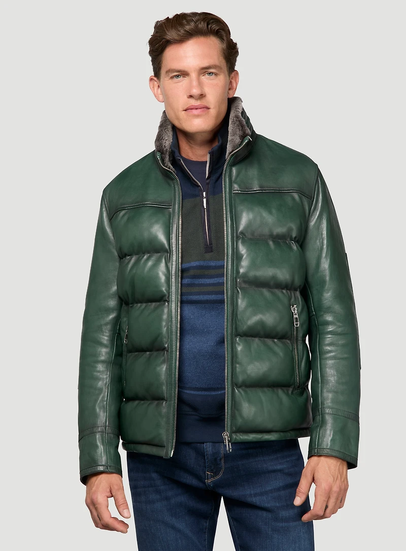 Quilted Leather Jacket