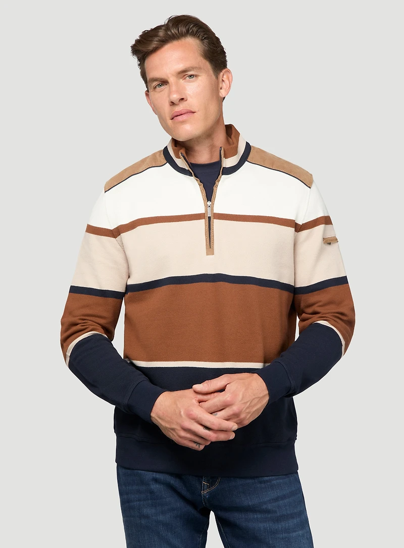 Tan Striped Sweater
