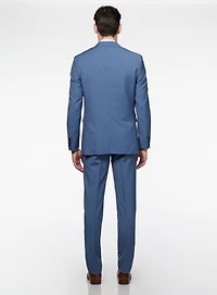 Turquoise Crosshatched Suit