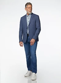 Veston en sergé texturé