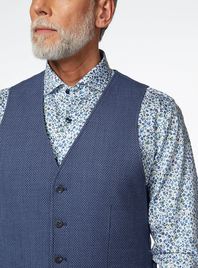 Veste en sergé texturée