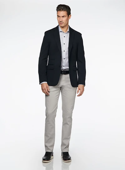 Black Knit Sport Jacket