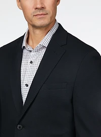 Black Knit Sport Jacket