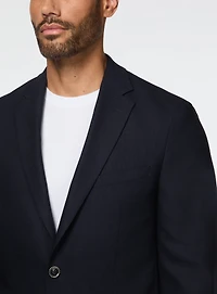 Textured Navy Sport Jacket