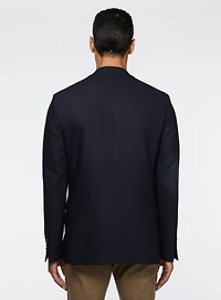 Textured Navy Sport Jacket