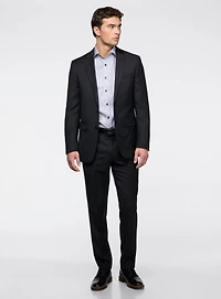 Complet noir texturé