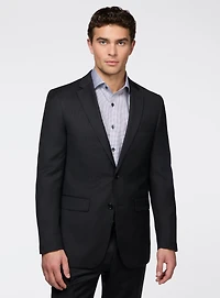 Complet noir texturé