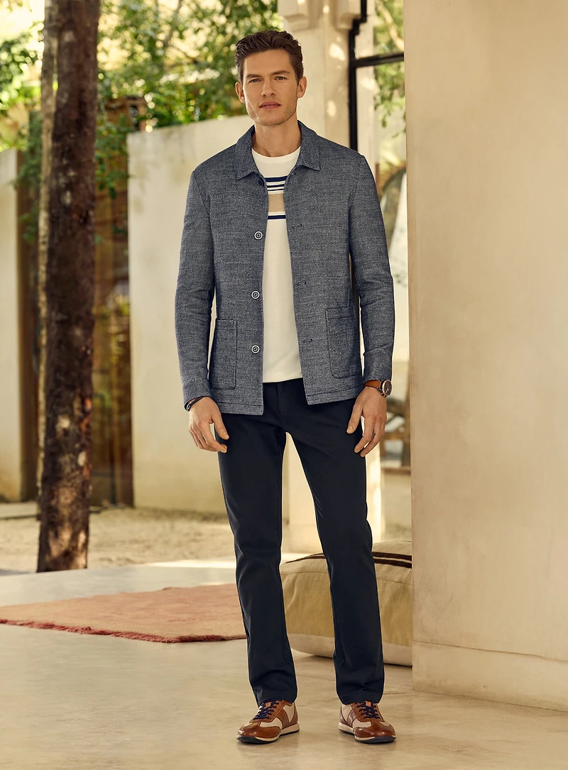 Veston surchemise bleu