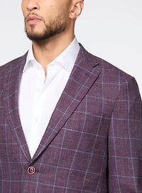 Mauve Plaid Sport Jacket