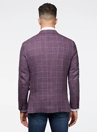 Mauve Plaid Sport Jacket