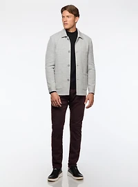 Veston surchemise gris extensible