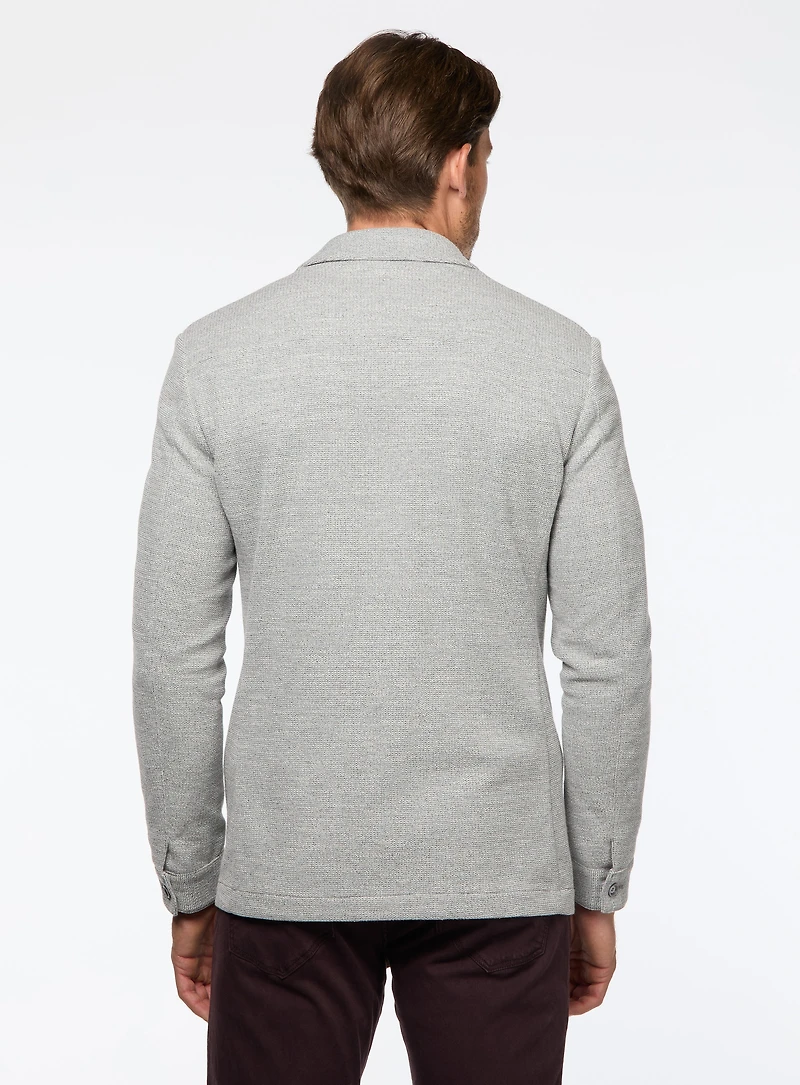 Veston surchemise gris extensible