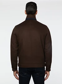 Manteau court en laine